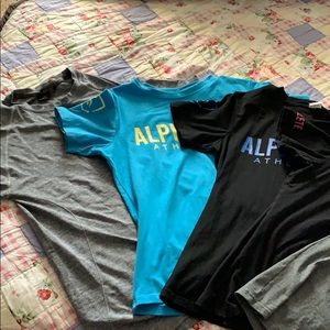 5 alphalete athletics shirts